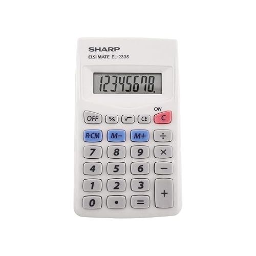  Sharp EL233SB Standard Function Calculator