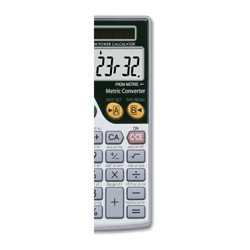  Sharp El344rb Metric Conversion Wallet Calculator, 10-Digit Lcd