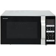 Sharp R-860S 3-in-1 Mikrowelle, Grill und Heissluft / 25 L / 900 W / 49 cm/ Programmautomatik / Gewicht und zeitgesteuertes Auftauen / edelstahl