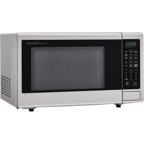  [아마존베스트]Sharp Electronics Corporation ZSMC2242DS, Stainless Steel Sharp Countertop 1200 Watt Microwave Oven, 2.2 cu. ft