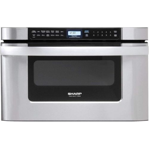  [아마존베스트]Sharp KB-6524PS 24-Inch Microwave Drawer Oven, 1.2 cu. ft., Stainless Steel