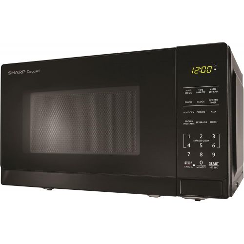  [아마존베스트]Sharp Microwaves ZSMC0710BB Sharp 700W Countertop Microwave Oven, 0.7 Cubic Foot, Black