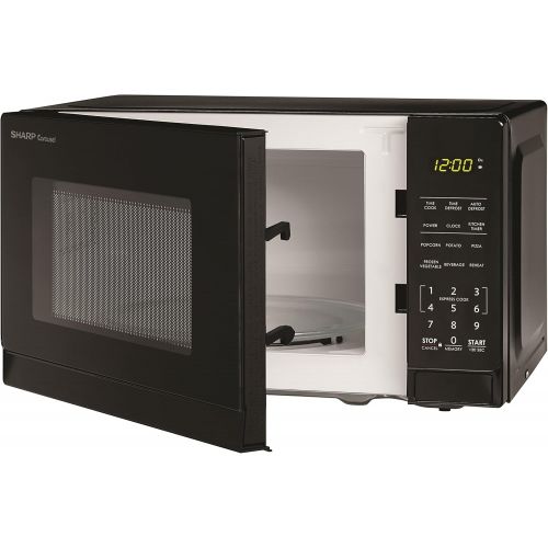  [아마존베스트]Sharp Microwaves ZSMC0710BB Sharp 700W Countertop Microwave Oven, 0.7 Cubic Foot, Black