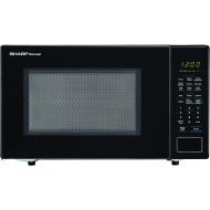 SHARP Black Carousel 1.4 Cu. Ft. 1000W Countertop Microwave Oven (ISTA 6 Packaging), Cubic Foot, 1000 Watts