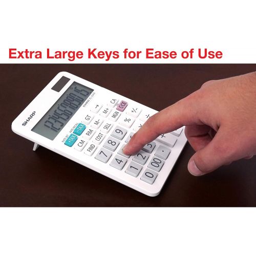  [아마존베스트]Sharp EL-334WB Business Calculator, White 4.0