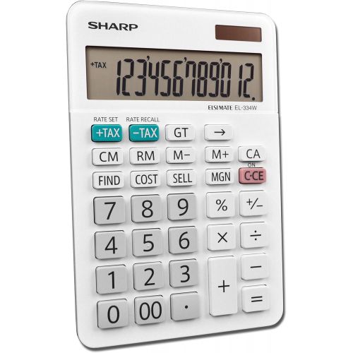  [아마존베스트]Sharp EL-334WB Business Calculator, White 4.0