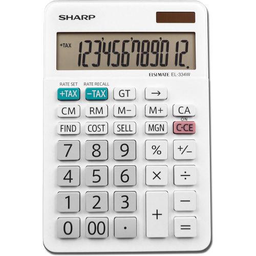  [아마존베스트]Sharp EL-334WB Business Calculator, White 4.0