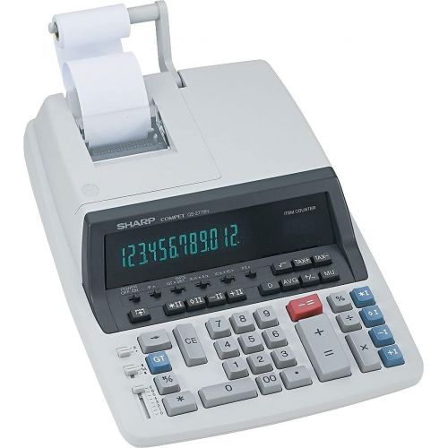  [아마존베스트]Sharp QS2770H QS-2770H Two-Color Ribbon Printing Calculator Black/Red Print 4.8 Lines/Sec