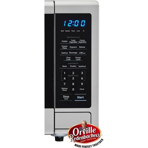  [아마존베스트]SHARP Carousel 1.1 Cu. Ft. 1000W Countertop Microwave Oven with Orville Redenbacher’s Popcorn Preset (ISTA 6 Packaging), Cubic Foot, 1000 Watts, Stainless Steel