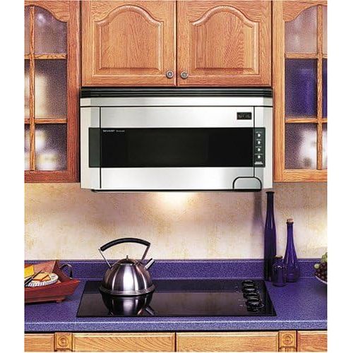  [아마존베스트]Sharp R-1514 1-1/2-Cubic-Foot 1000-Watt Over-the-Range Microwave, Stainless