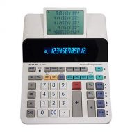 Sharp EL 1901 Paperless Printing Calculator with Check and Correct, 12 Digit LCD Primary Display, Functions the Same as a Printing Calculator/Adding Machine with Scrolling LCD Disp