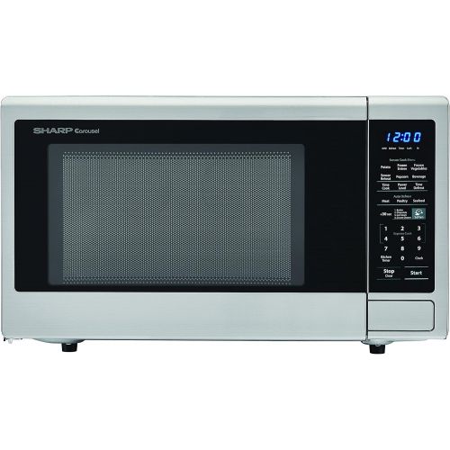  Sharp Countertop Microwave Oven ZR559YW 1.8 cu. ft. 1100W White with Sensor Cooking