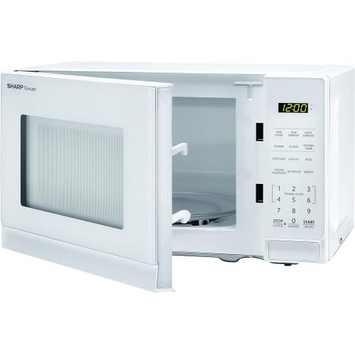  Sharp Microwaves ZSMC0710BW Sharp 700W Countertop Microwave Oven, 0.7 Cubic Foot, White