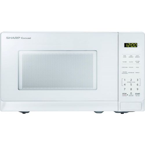  Sharp Microwaves ZSMC0710BW Sharp 700W Countertop Microwave Oven, 0.7 Cubic Foot, White