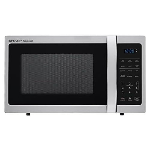  Sharp Microwaves ZSMC0912BS Sharp 900W Countertop Microwave Oven, 0.9 Cubic Foot, Stainless Steel