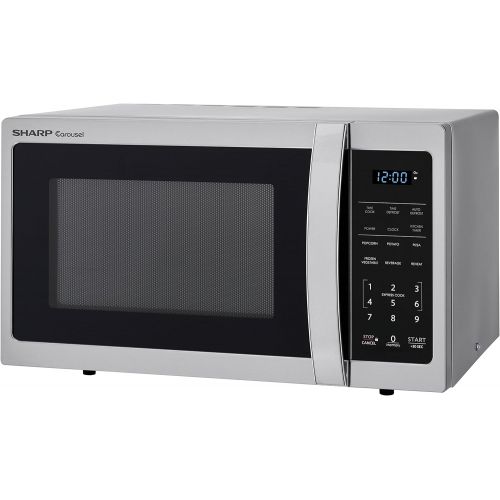  Sharp Microwaves ZSMC0912BS Sharp 900W Countertop Microwave Oven, 0.9 Cubic Foot, Stainless Steel
