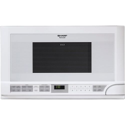  Sharp R-1214 1-12-Cubic Feet 1100-Watt Over-the-Counter Microwave, Stainless