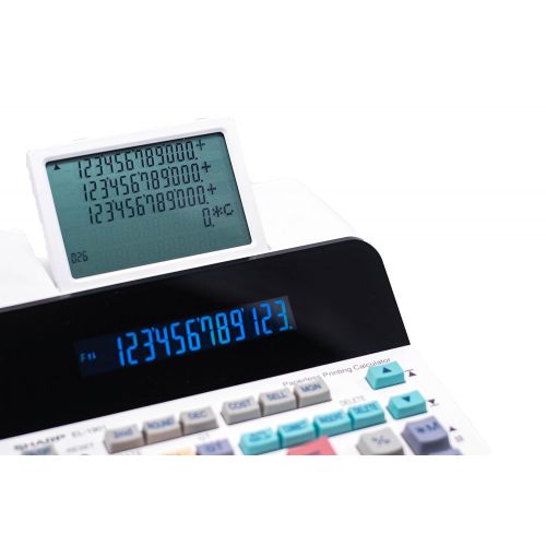  Sharp EL-1901 Paperless Printing Calculator with Check and Correct, 12-Digit LCD