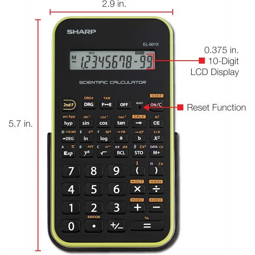  [아마존베스트]Sharp EL-501XBGR Scientific Calculator