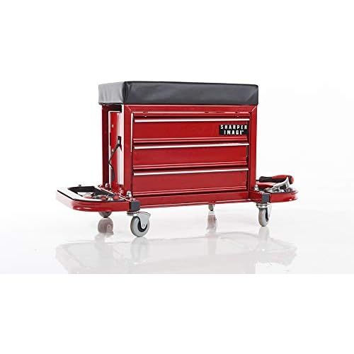  [아마존베스트]Sharper Image Rolling Toolbox Stool