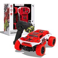 SHARPER IMAGE Toy RC Monster Baja Truck 6MPH All-Terrain Children’s Remote Control 2.4 GHZ Omnidirectional Car for Boys/Girls, RC Race Truck, for Two-Vehicle Fun, 65 Foot Max Range