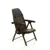 Sharper Image Foldable Massage Chair, Shiatsu Back Massager, Muscle Kneading, Folds Easily to...
