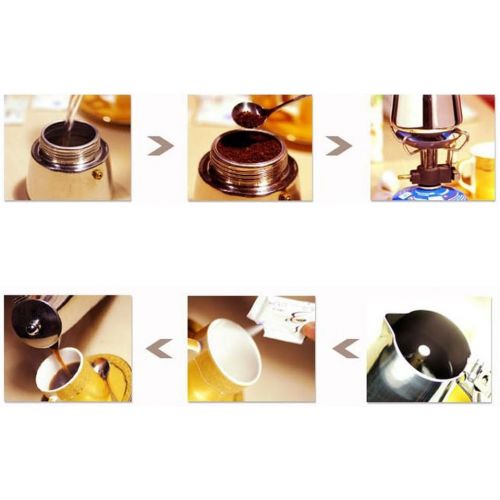 Sharplace Moka Express 3/6/9/12 Tassen Espressokocher aus Aluminium Kapazitat zum Auswahlen - Silber, 9 Tassen