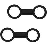 Sharplace Schnorchelhalter Doppelring, Silikon Schnorchelhalterung Ringe (Schwarz)