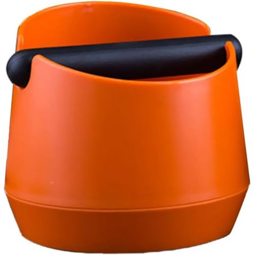  Sharplace Abschlagbehalter Abschlagkasten Knockbox aus ABS - Kaffeesatzbehalter Tresterbehalter Abschlagbox Abklopfbehalter - Orange, 14.8cm