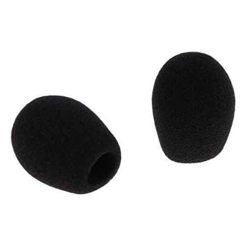  [아마존베스트]Sharprepublic 5 Piece Conference Microphone Sponge Windscreen Windscreen Muffs Mic Accessories Black