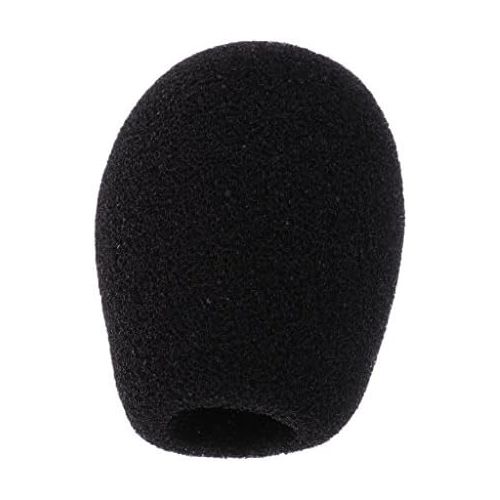  [아마존베스트]Sharprepublic 5 Piece Conference Microphone Sponge Windscreen Windscreen Muffs Mic Accessories Black