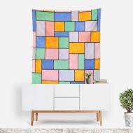 /Sharpshirter Classic Art Tapestry, Geometric Wall Art, Abstract Art, Famous Art Decor, Oil Painting, Colorful Tiles, Bright Wall Art, Modern Decor