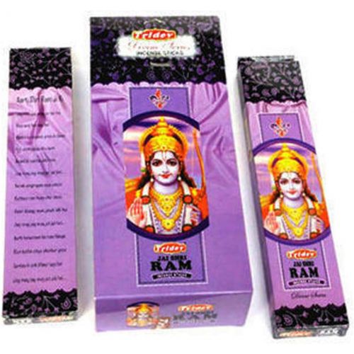  인센스스틱 Sharvgun Tridev Divine Series Aggarbatti Incense Sticks Jai Shri Ram with His Aarti - Pack of 6 X 20 gm