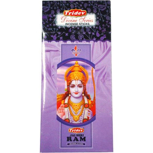  인센스스틱 Sharvgun Tridev Divine Series Aggarbatti Incense Sticks Jai Shri Ram with His Aarti - Pack of 6 X 20 gm