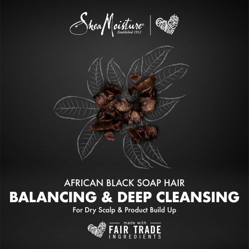  Shea Moisture SheaMoistureAfrican Black Soap Hair Care Pack | 13 fl. oz. Deep cleansing Shampoo | 13 fl. Oz. Balancing Conditioner | 4 oz. Purification Masque