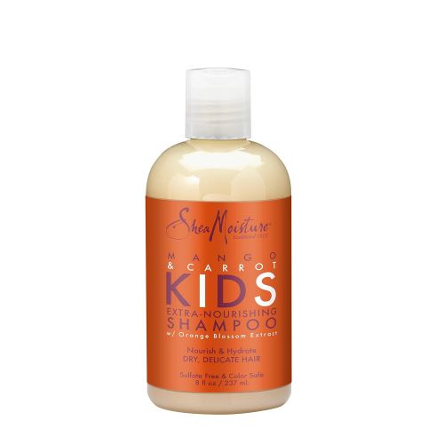  Shea Moisture Kids Hair Care Combination Pack  Includes Mango & Carrot 8oz KIDS Extra-Nourishing Shampoo, 8oz KIDS Extra-Nourishing Conditioner, and 8oz Coconut & Hibiscus KIDS De