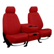 Shear Comfort Front Seats: ShearComfort Custom Neoprene-Style Seat Covers for Ford F150 (2011-2014) in Solid Red for 40/20/40 w/Folddown Opening Console and 3 Adjustable Headrests