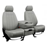 Shear Comfort Front Seats: ShearComfort Custom Neoprene-Style Seat Covers for Ford F150 (2011-2014) in Solid Silver for 40/20/40 w/Folddown Opening Console and 3 Adjustable Headrests