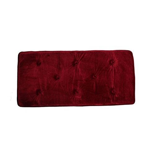  SheetMusicNorthwest Red Piano Bench Cushion Pad 14 X 30 Velour Fabric