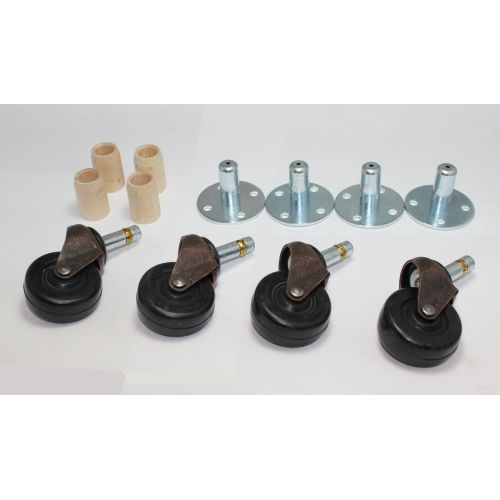  SheetMusicNorthwest Upright Piano Wheels Casters - Set of 4