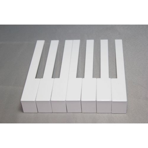  SheetMusicNorthwest German Piano Keytops - Piano Key Replacement - Complete Set with Fronts