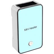 Shellee Portable Mini Fan Heater , Electric Fan Space Heater Indoor Portable Desktop Air Hand Warmer Rechargeable Heater with Holder for Office Desk Bedroom Home Indoor Use Mini Handheld H