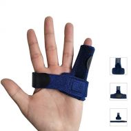 Shellvcase Trigger Finger Splint,Adjustable Finger Support Brace Bonus Fastening Tape for Alleviating Finger Locking,Popping,Bending,Stiffness,Tendon Release and Pain Relief from Stenosing Te