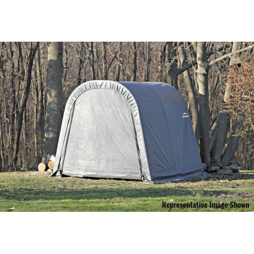  ShelterLogic 77819 Grey 10x8x10 Round Style Shelter