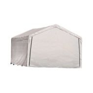 ShelterLogic 25776 12×26 White Canopy Enclosure Kit Fits 2 in. Frame