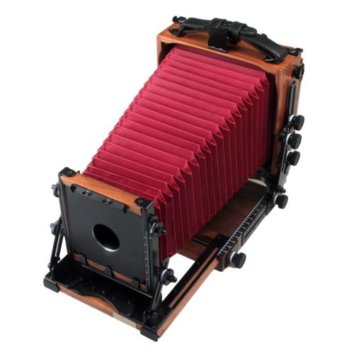  Shen Hao 2.4kg New HZX45-IIA Walnut Wood Copper Field Folding 4X5 Large Format Camera