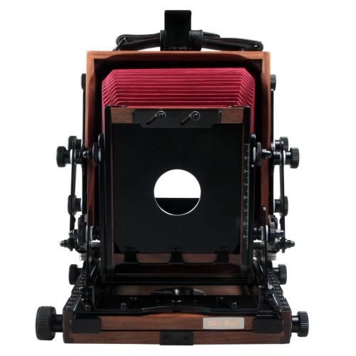  Shen Hao 2.4kg New HZX45-IIA Walnut Wood Copper Field Folding 4X5 Large Format Camera