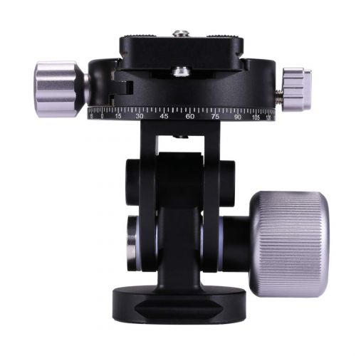  ShenBiadolr Ball Head 2-Way Pan Tilt Tripod Head Panoramic Photography Head with Quick Release Plate and 3 Bubble Level