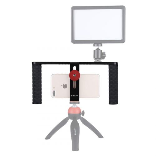  Shenbiadolr Camera Stabilizer Smartphone Video Rig Filmmaking Recording Handle Stabilizer Aluminum Bracket for iPhone Galaxy Huawei Xiaomi HTC LG Google and Other Smartphones