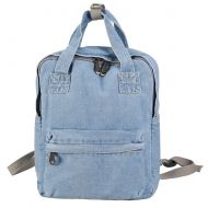 ShengTu Girls Vintage Denim School Backpack Jeans Rucksack